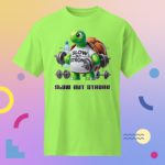 Slow but Strong Funny Workout Unisex DryBlend® T-Shirt