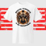 Mental Strength Is My Superpower Motivational Gym Workout DryBlend® Unisex T-Shirt