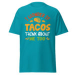 Funny I wonder If TACO Thinks About Me Too Trending Unisex Classic Tee T-Shirt