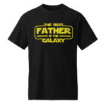 The Best Father in The Galaxy Fathers Day DryBlend® Men's T-Shirt Dad Gift