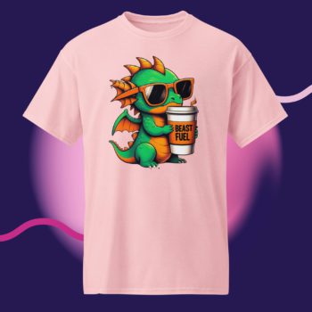 Little Beast Dragon Refueling Streetwear Round Neck DryBlend® T-Shirt