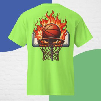 Hoop on Fire Streetwear Unisex Round Neck menswear DryBlend® T-Shirt