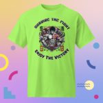 Survive The Fight, Enjoy The Victory Bold Motivational Warrior Unisex  DryBlend® T-Shirt