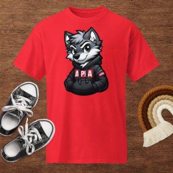 Alfa Teen Wolf Unisex DryBlend® T-Shirt Streetwear Round Neck