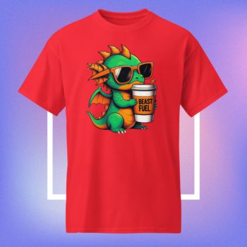 Little Beast Dragon Refueling Streetwear Round Neck DryBlend® T-Shirt
