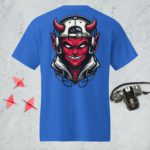 Red Teen Evil Streetwear Unisex  DryBlend® T-Shirt Back Graphic Print