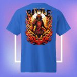 Warrior Battle Streetwear Round Neck Unisex DryBlend® T-Shirt