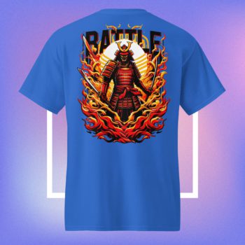 Warrior Battle Streetwear Round Neck Unisex DryBlend® T-Shirt