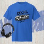 Japanese Sport Racing Car Round Neck DryBlend® Unisex T-Shirt
