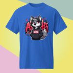 Alfa Teen Fox Streetwear Unisex Round Neck DryBlend® T-Shirt