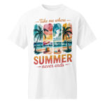 Unisex Classic Fit DryBlend® Streetwear T-Shirt Take me Where Summer Never Ends