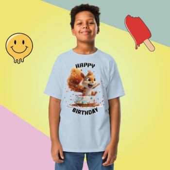 Youth Classic Tee Birthday Gift Boy Girl Cotton T-shirt