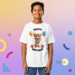 Happy Birthday Youth classic Fit tee Tear Away Tag