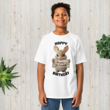 Unisex Youth classic tee Cotton T-shirt The Bunny Birthday