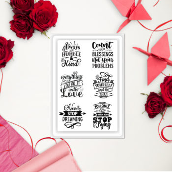 Motivational Inspirational Life Quotes Sticker sheet