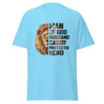 Trendy Men of God, Husband, Daddy, Hero 100% Cotton Streetwear Men's T-Shirt